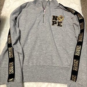 Grey Sweater Side-Print